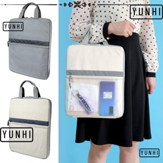 Yunhi กระเป๋าใส่หนังสือเดินทาง เอกสาร อเนกประสงค์ ความจุขนาดใหญ่ 14 นิ้ว สําหรับครอบครัว