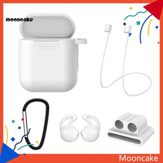 Moon* เคสซิลิโคน กันกระแทก กันหาย สําหรับ Air Pod 1 2 5 ชิ้น ต่อชุด