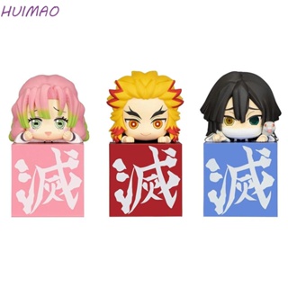 โมเดลฟิกเกอร์ PVC รูป Demon Slayer Agatsuma Zenitsu Kamado Tanjirou Iguro Obanai Uzui Tengen ของเล่นสําหรับเด็ก