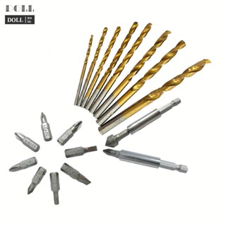 ⭐NEW ⭐1/4 Drill Bit Screwdriver Bit 60mmExtender Rod 6 Flute Countersink Drill Bit set