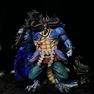 โมเดลฟิกเกอร์ PVC อนิเมะ One Piece Kaidou GK ขนาด 35 ซม. ของเล่นสําหรับเด็ก