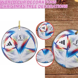 2022 World Cup Soccer Christmas Tree Ornament Acrylic Hanging Decoration Pendant