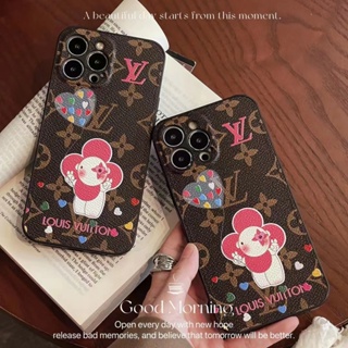 เคสไอโฟน 11 เคสโทรศัพท์มือถือหนัง ซิลิโคน ลายดอกทานตะวัน สําหรับ iPhone 14 promax 14 13 promax 13 12 11