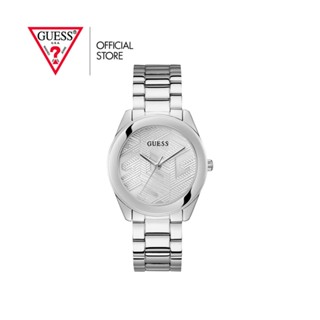 GUESS นาฬิกาข้อมือ รุ่น CUBED GW0606L1 สีเงิน