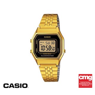 CASIO นาฬิกาข้อมือ CASIO รุ่น LA680WGA-1DF วัสดุสเตนเลสสตีล สีทอง