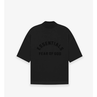 เสื้อยืดแขนสั้นลําลอง พิมพ์ลายโลโก้ตัวอักษร ESSENTIALS FEAR OF GOD ทรงหลวม พลัสไซซ์ แนวสตรีท แฟชั่นใหม่ 10