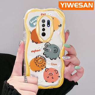 เคสโทรศัพท์มือถือ ซิลิโคนใส กันกระแทก ลายการ์ตูนสวนสัตว์น่ารัก สีสันสดใส สําหรับ Xiaomi Redmi 10 Prime 10C 9 Prime 12C POCO C55 POCO M2