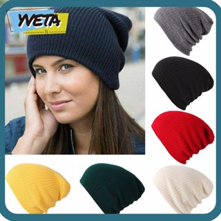 Yveta Skullies Beanies หมวกถักนิตติ้ง หมวกสกี อินเทรนด์