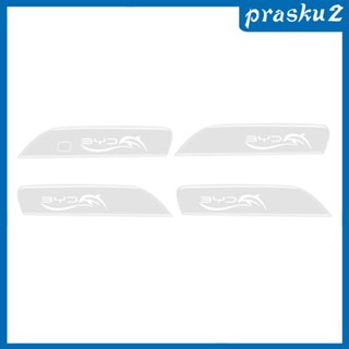 [Prasku2] มือจับประตูรถยนต์ กันน้ํา กันรอยขีดข่วน ติดตั้งง่าย สําหรับ Byd 2023 4 ชิ้น
