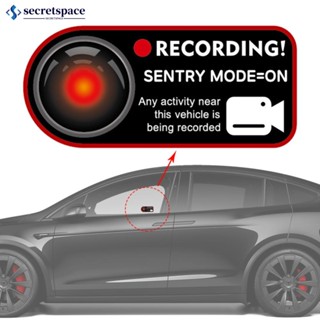 Secretspace สติกเกอร์เตือนไฟฟ้าสถิตย์ สําหรับติดประตูรถยนต์ Tesla Model 3 Y S X O4P2