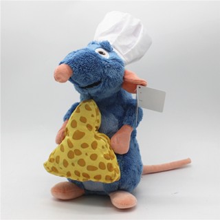 Disney ตุ๊กตาหนู Ratouille Remy 30 ซม. พร้อมชีส ของเล่นสําหรับเด็ก