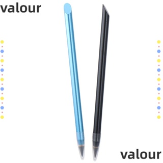 Valour ปากกาดินสอเมทัลลิก ลบได้ ใช้ซ้ําได้ สีฟ้า อลูมิเนียม สีดํา สําหรับสํานักงาน