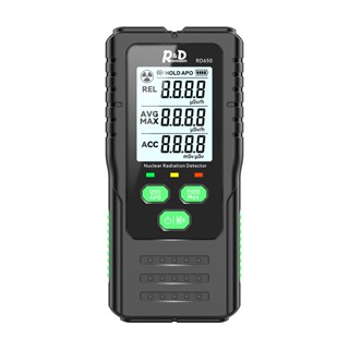 R&amp;d RD650 เครื่องตรวจจับรังสีนิวเคลียร์ X-ray Beta Gamma Geiger Counter Dosimeter Radioactivity Tester