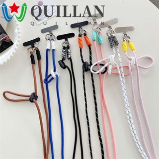 Quillan สายคล้องคอโทรศัพท์ สายคล้องคอ ป้องกันการสูญหาย สายคล้องคอ สายคล้องโทรศัพท์ สายคล้องคอ ปรับได้ สายคล้องไหล่ แพทช์ สายคล้องโทรศัพท์ แบบยาว