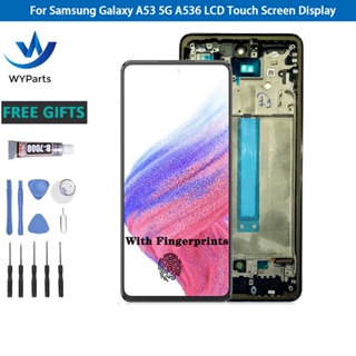 แผงหน้าจอสัมผัสดิจิทัล LCD 6.5 นิ้ว สําหรับ Samsung Galaxy A53 5G A536 A536U A536B A5360