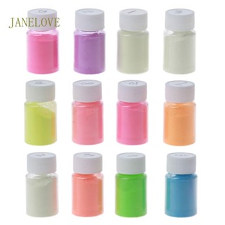 Jlove ชุดสีย้อมเรซิ่นเรืองแสงในที่มืด 12 สี