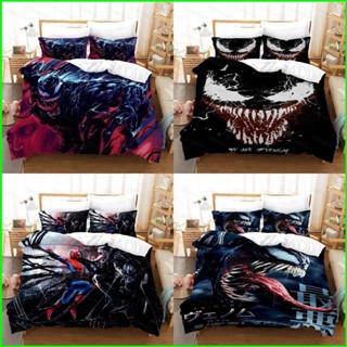 Yb2 Venom 2: Let Have Be Carnage 3in1 ชุดเครื่องนอน ปลอกหมอน ผ้าห่ม ซักทําความสะอาดได้ สําหรับหอพัก BY2