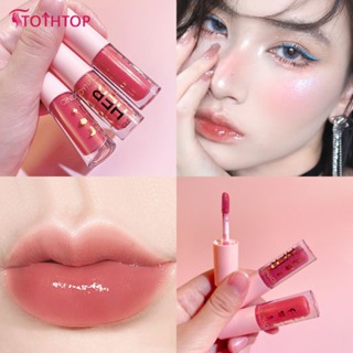 Cindynal Luminous Mirror Lip Glaze ลิปสติก Lip Balm Moisturizing Lip Glaze Pouty Jelly Glass ลิปกลอส Lip Makeup [TOP]