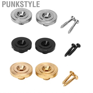 Punkstyle Guitar Strap Lock Bass Button  Metal for Replacement