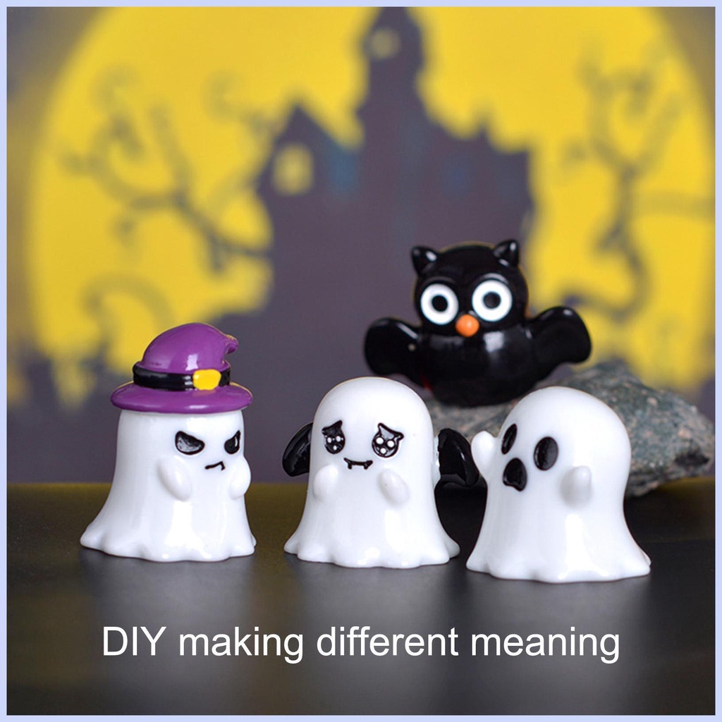 ฟิกเกอร์เรซิ่น รูปฟักทองผี DIY สําหรับตกแต่งสวนฮาโลวีน
