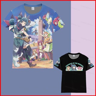 Ere1 เสื้อยืดแขนสั้น พิมพ์ลายอนิเมะ SUNSHINE in the MIRROR Tsushima Yoshiko 3D พลัสไซซ์ สําหรับทุกเพศ