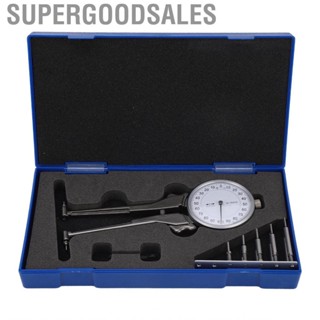 Supergoodsales Gauge Dial Inside Caliper High Accuracy 2.2-6in Easy Reading 10 Heads Internal 90mm Measuring Depth for Workshop