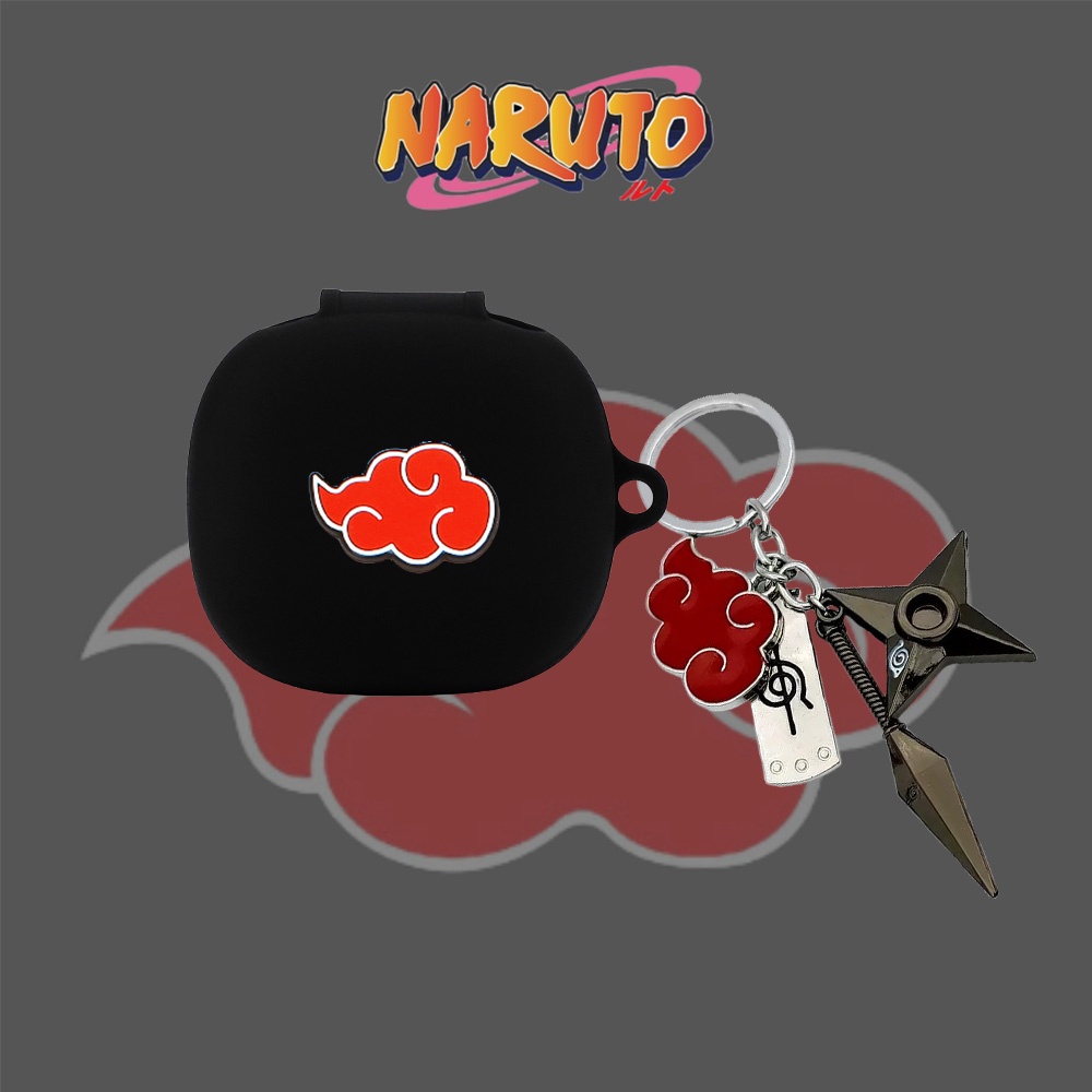 For Samsung Galaxy Buds2 Pro Case Anime Naruto Keychain Pendant Samsung Galaxy Buds2 Silicone Soft Case Cartoon Naruto Buds Pro Shockproof Case Buds Live Protective Cover