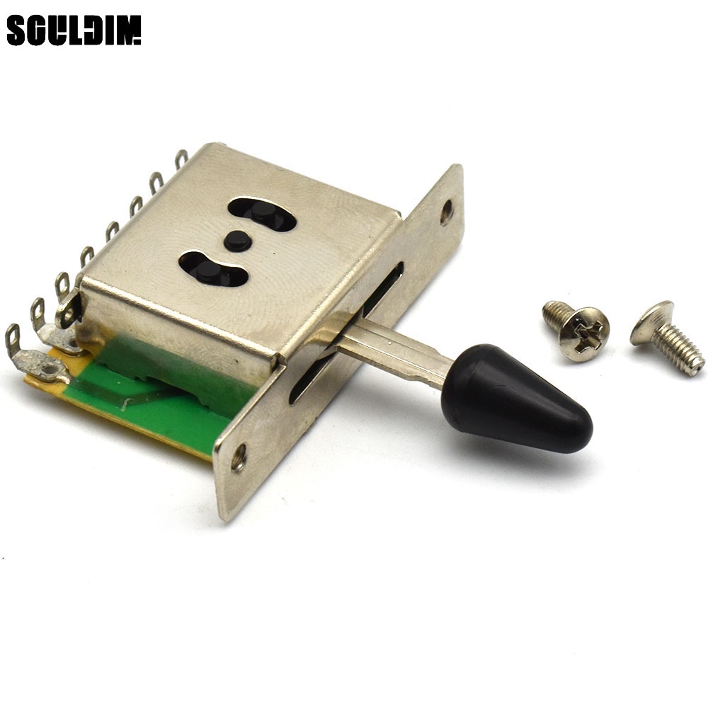 1 Pcs 3/5 Way 8 Key กีตาร์ไฟฟ้า Pickup Selector Toggle สวิทช์สีดําเคล็ดลับสําหรับ FD TL สไตล์ไฟฟ้า Guitarra