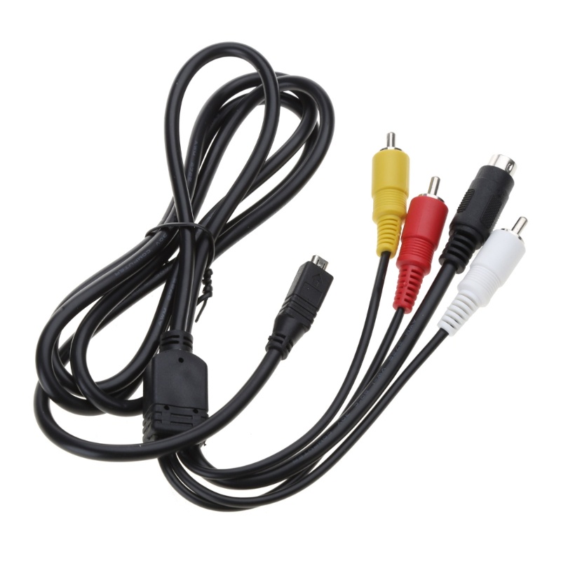 WU เปลี่ยน VMC-15FS สเตอริโอ AV วิดีโอ RCA สายสําหรับ Handycam กล้องวิดีโอ DCR-DVD DCR-HC DCR-SR DCR