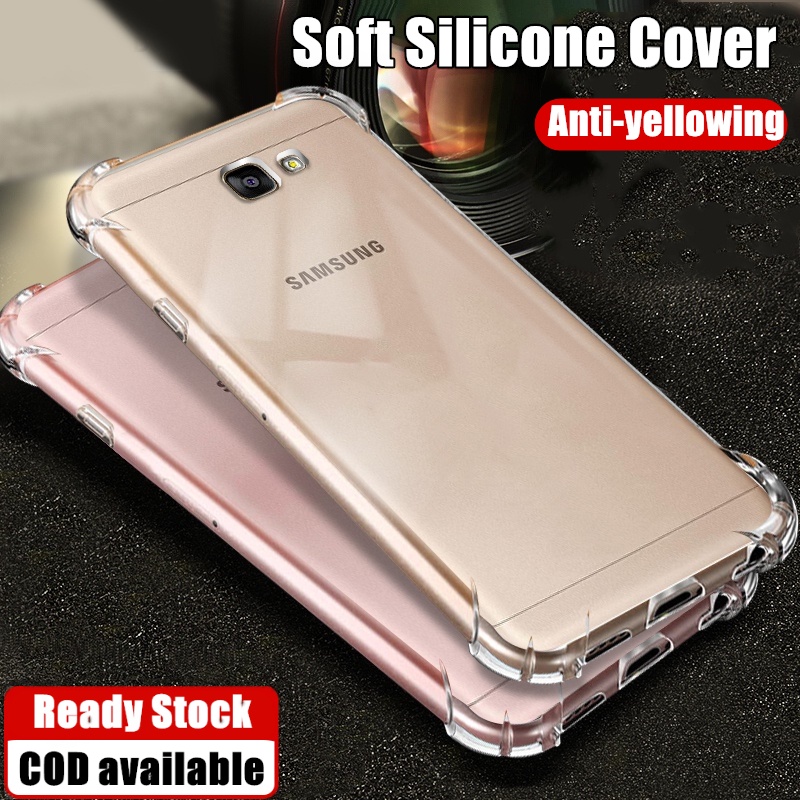 SAMSUNG Crystal ClearสําหรับSamsung Galaxy J5 Prime 5.0 นิ้วSM-G570F G570Y G570Mยางนุ่มเจลJelly Case