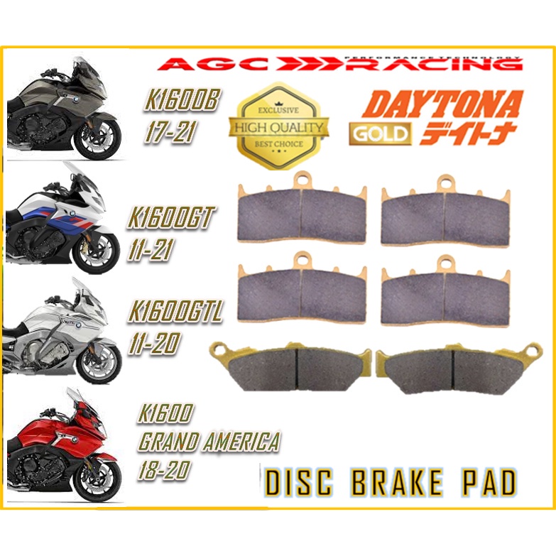 ผ้าเบรคดิส BMW K1600B K1600GT K1600GTL K1600 GRAND AMERICA GOLD QUALITY