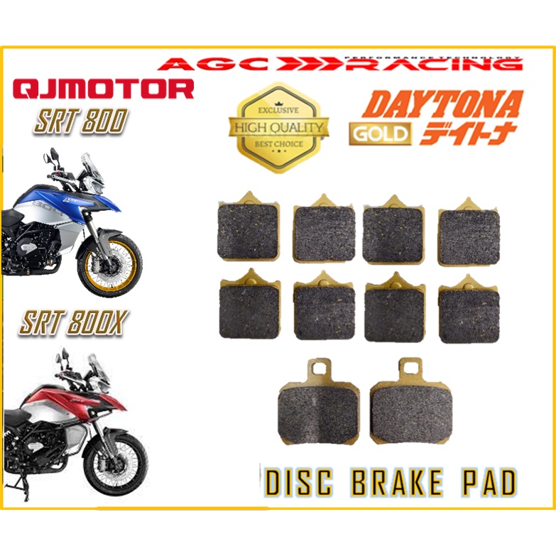 QJ MOTOR ผ้าเบรก SRT 800 SRT 800X GOLD QUALITY