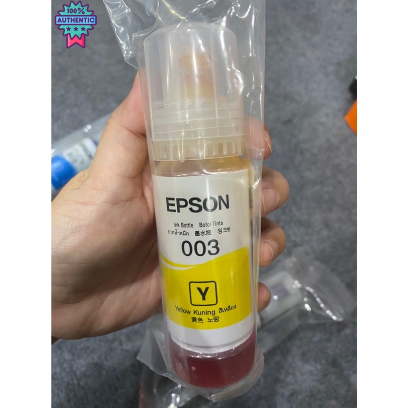 EPSON 003 หมึกแท้ /priceถูก L3110, L3150 4 สี BK, C, M, Y