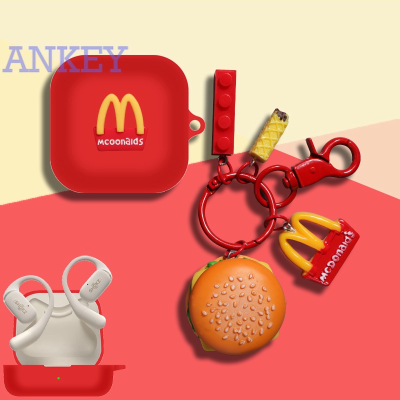 for Shokz OpenFit Air T511 T910 Case Protective silicone Cute Cartoon Covers Bluetooth Earphone Shell Headphone Portable