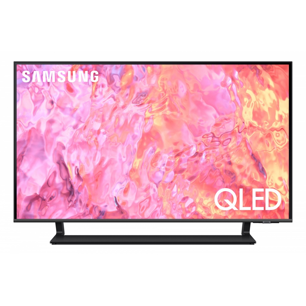 GlobalHouse SAMSUNG โทรทัศน์ QLED ขนาด 55 นิ้ว รุ่น QA55Q65CAKXXT สีดำ สินค้าของแท้คุณภาพดี