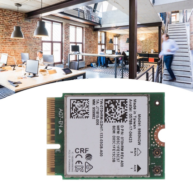 BTM สําหรับ Wireless-ac 9560 Dualband 9560NGW WiFi 802 11ac BT 5 0 M 2 การ์ดสําหรับ Dell T0HRM