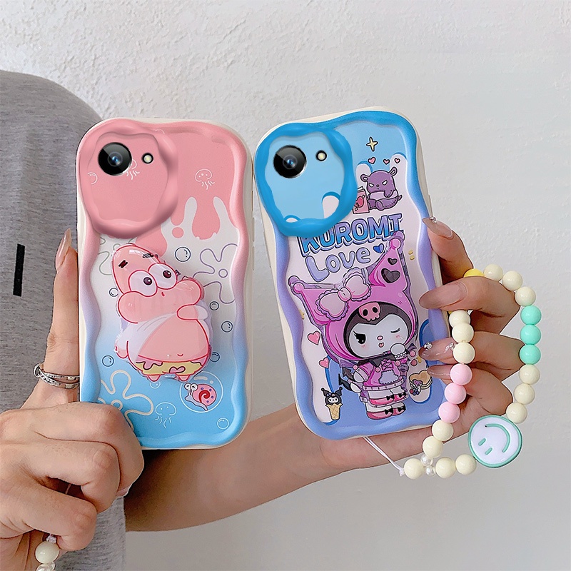 เคส realme c30 เคส realme c30s เคสโทรศัพท์มือถือ ลายครีม หลากสี สําหรับ realme c30 realme c30s