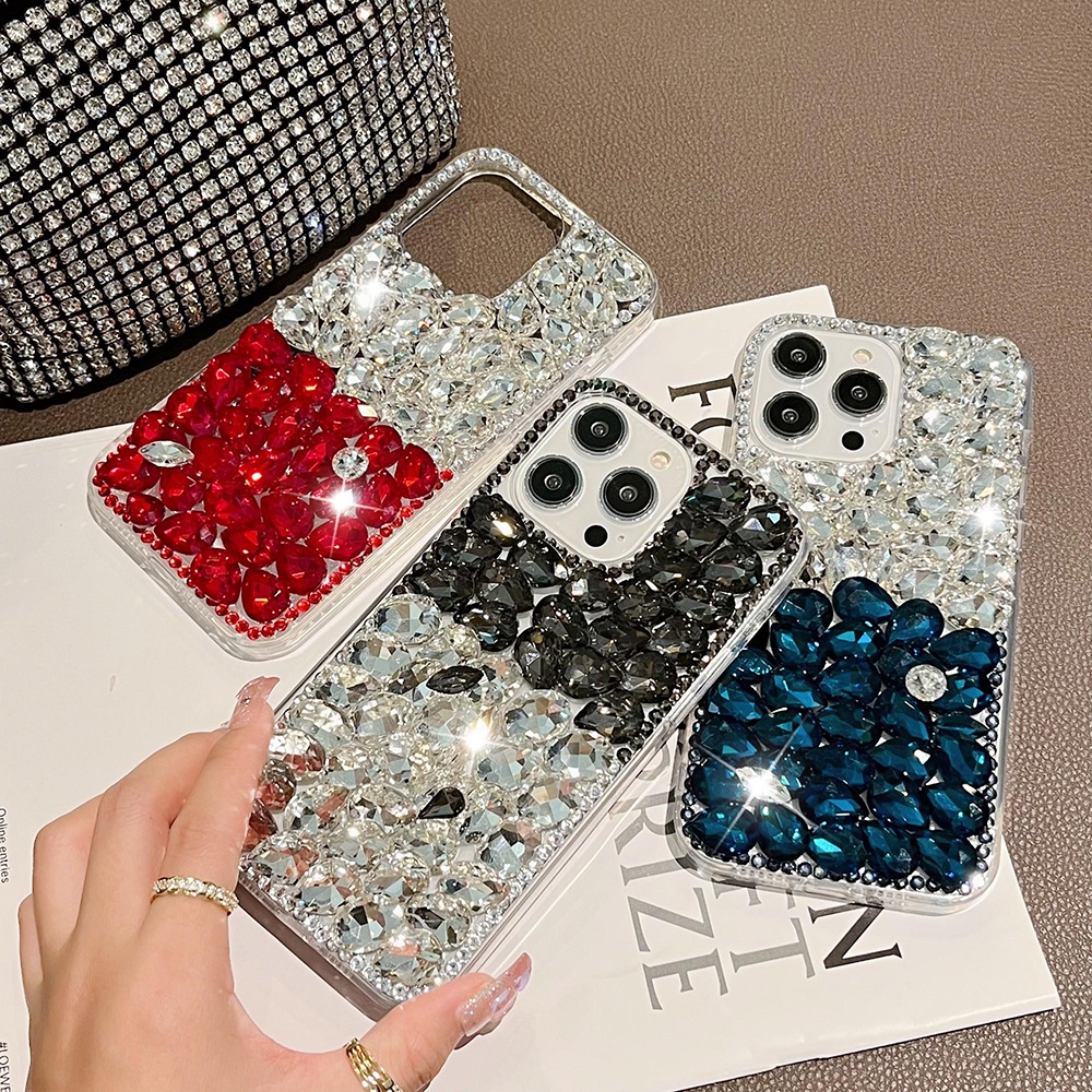 เคสโทรศัพท์ Rhinestone เงาสําหรับOppo Reno 15 Pro Max 15F 14F Reno 14 13 Pro 13Pro 13F Reno14Pro Ren