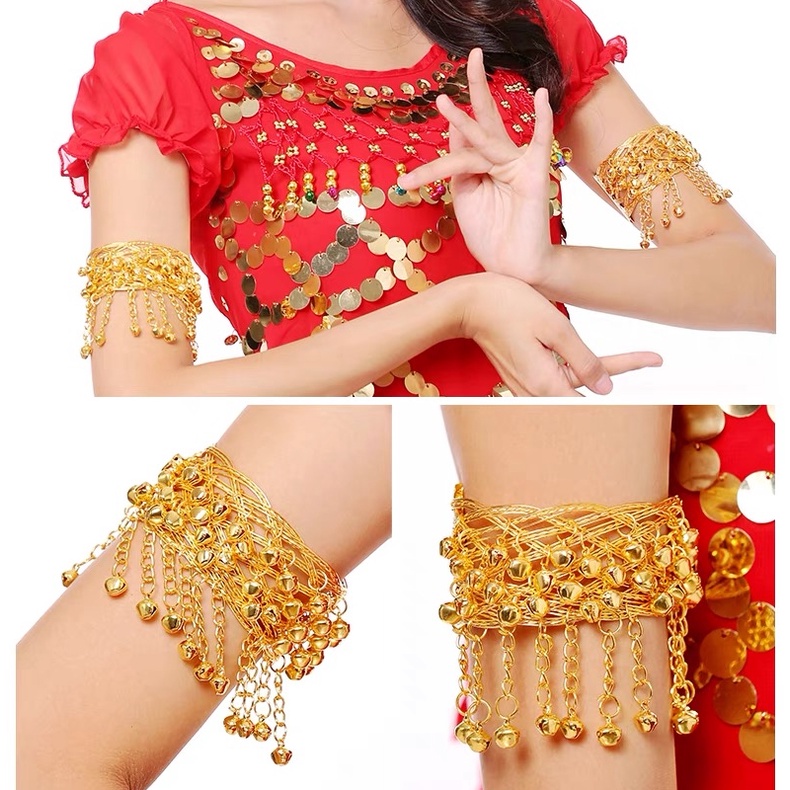 กําไลข้อมือ สายรัดแขน กําไลข้อมือไทย เต้นรําหน้าท้อง สไตล์อินเดีย