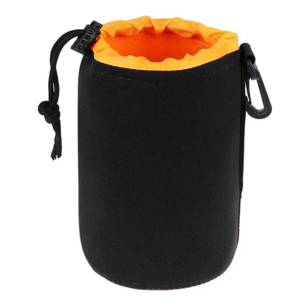 AQUAEDGE กระเป๋าใส่เลนส์กล้อง, กระเป๋าใส่เลนส์ Neoprene Plush Neoprene, กระบอกสีส้มหนา S/M/L/XL กระเป๋ากันน้ํา Digital SLR กล้อง ราคา ถูกที่สุด ดีลบีเคเค แกลเลอรีภาพที่ 6