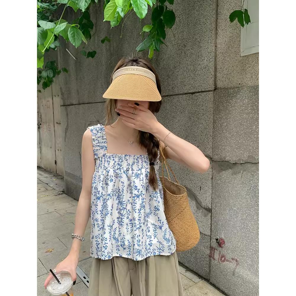 ส่งไวจากไทย TAYCEN M-XL ผู้หญิง เสื้อครอป ท็อป เรียบๆ เกาหลี เสื้อกล้าม