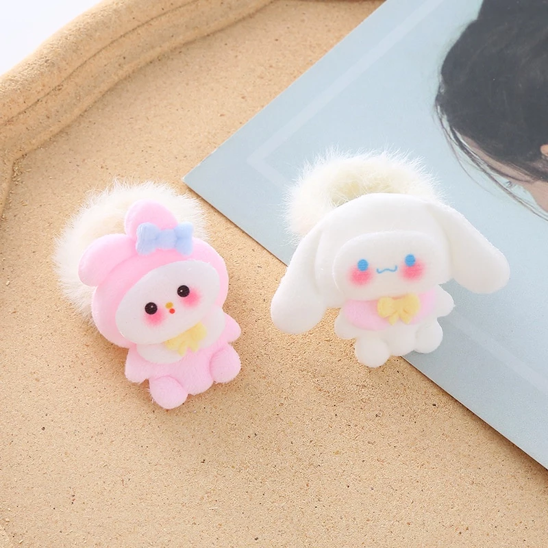 ยางรัดผมกำมะหยี่ขนนิ่ม ลาย Sanrio แฟชั่น น่ารัก thumbnail 9
