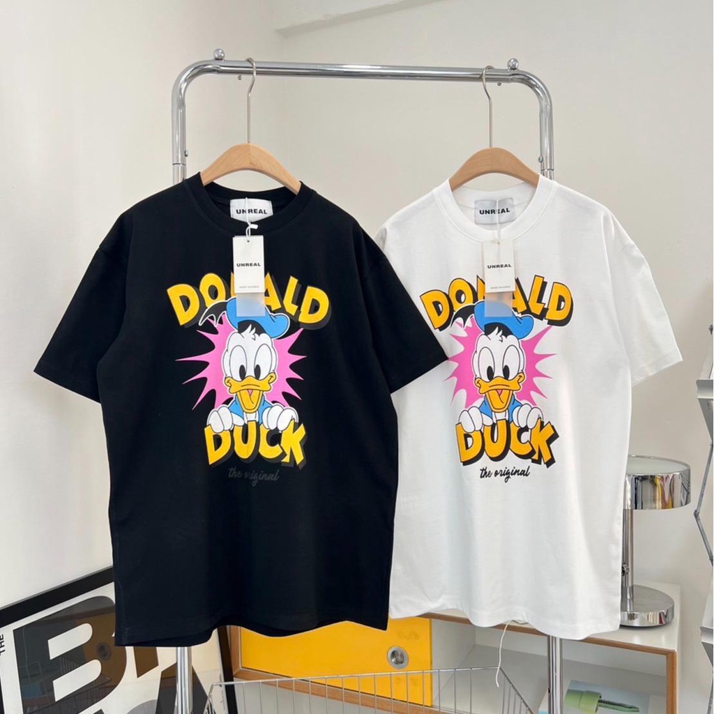 Oversize เนื้อผ้าหนา นุ่ม Cotton งานสั่งทอ “ Donald BOOM!! “ รุ่น UNREAL