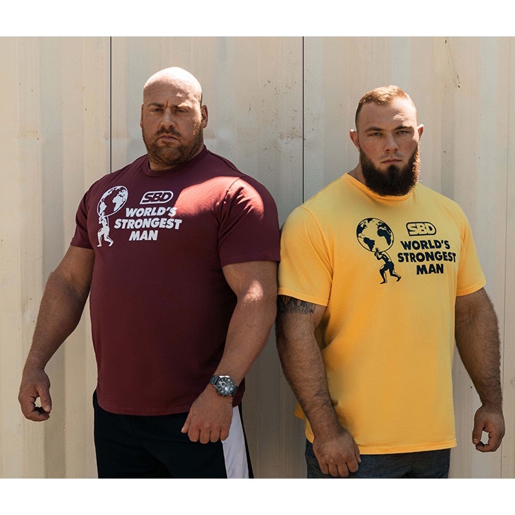 SBD Hercules เสื้อยืดผ้าฝ้าย 100% แขนสั้น คอปก สำหรับออกกำลังกายและสวมใส่ง่ายในทุกวัน