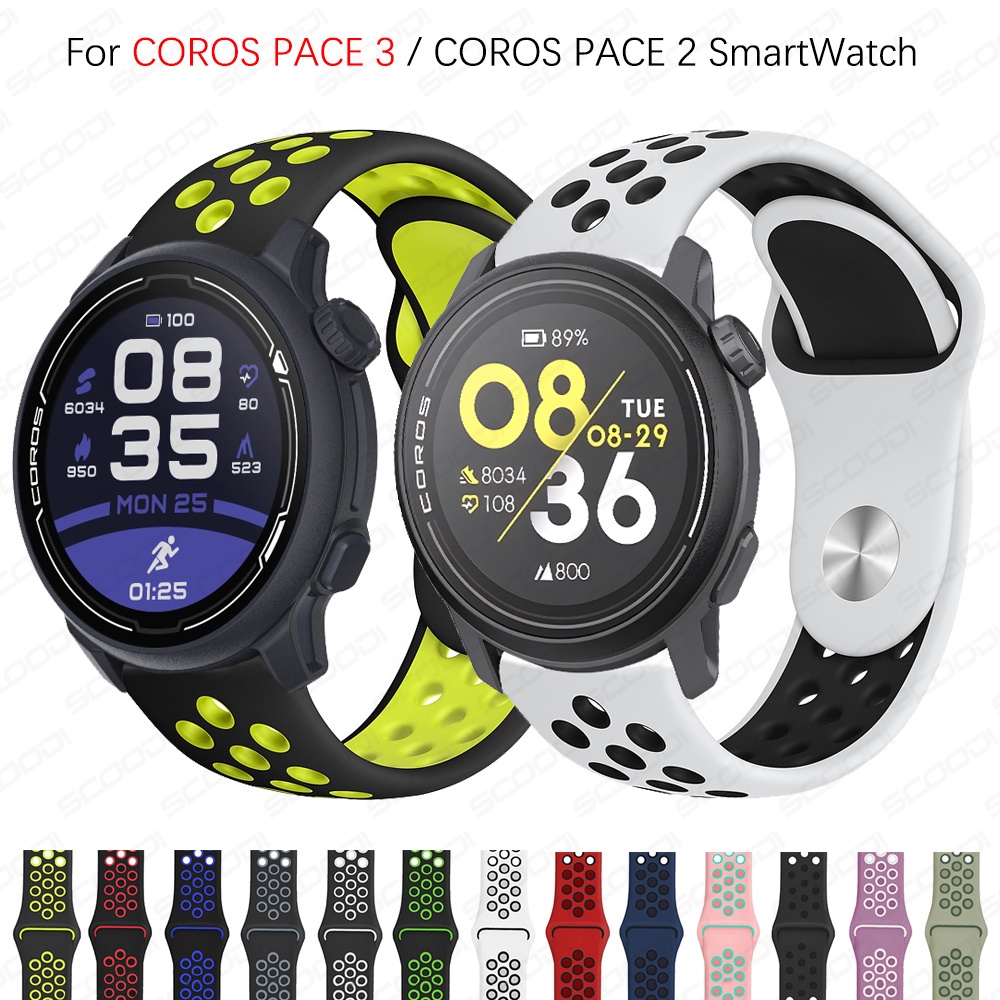 สายรัดซิลิโคนอ่อนนุ่มสําหรับ Coros Pace Pro / Coros Pace 3 / Coros Pace 2 สายนาฬิกาอัจฉริยะ