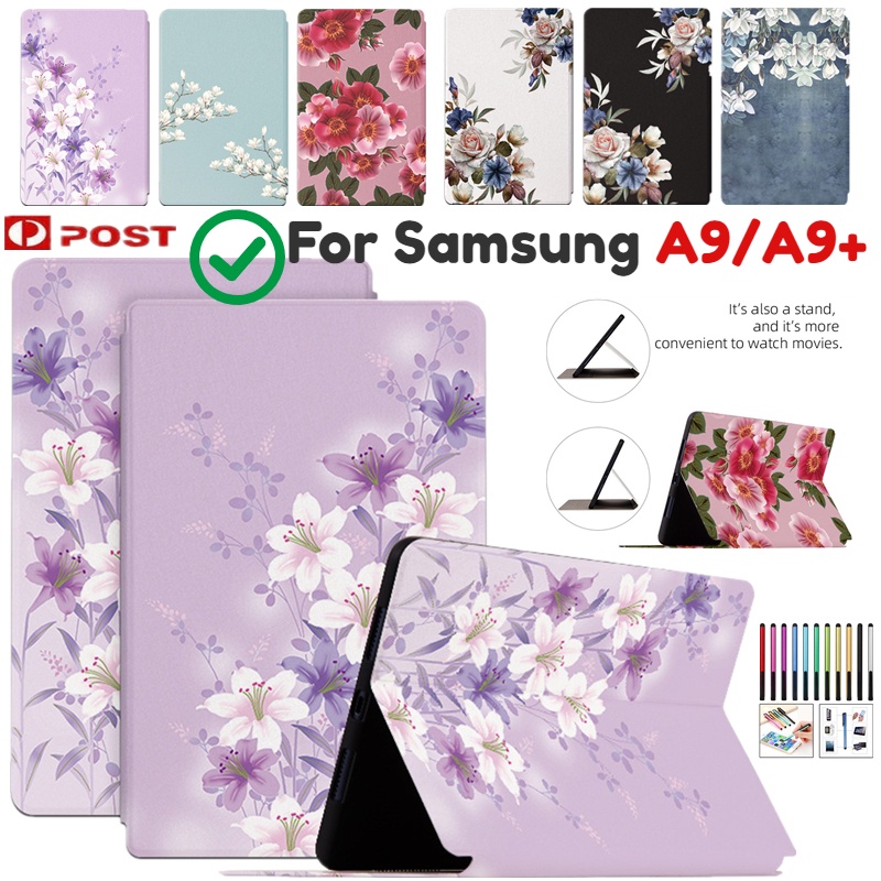 เคสแท็บเล็ตหนัง แบบฝาพับ ลายการ์ตูน กันกระแทก สําหรับ Samsung Galaxy Tab A9 A9+ 8.7 11.0 SM-X110 X115 X117 X210 X216B X218U