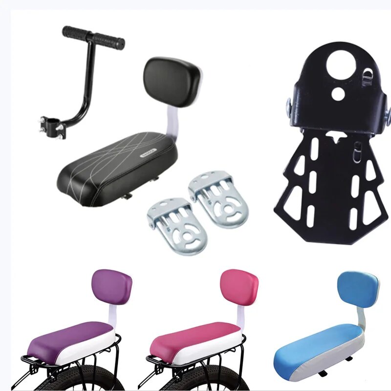 Cycle Accessories Parts Bicicleta Bicycle Rear Seat Saddle Bicycle Child Seat With Back Rest With Ha