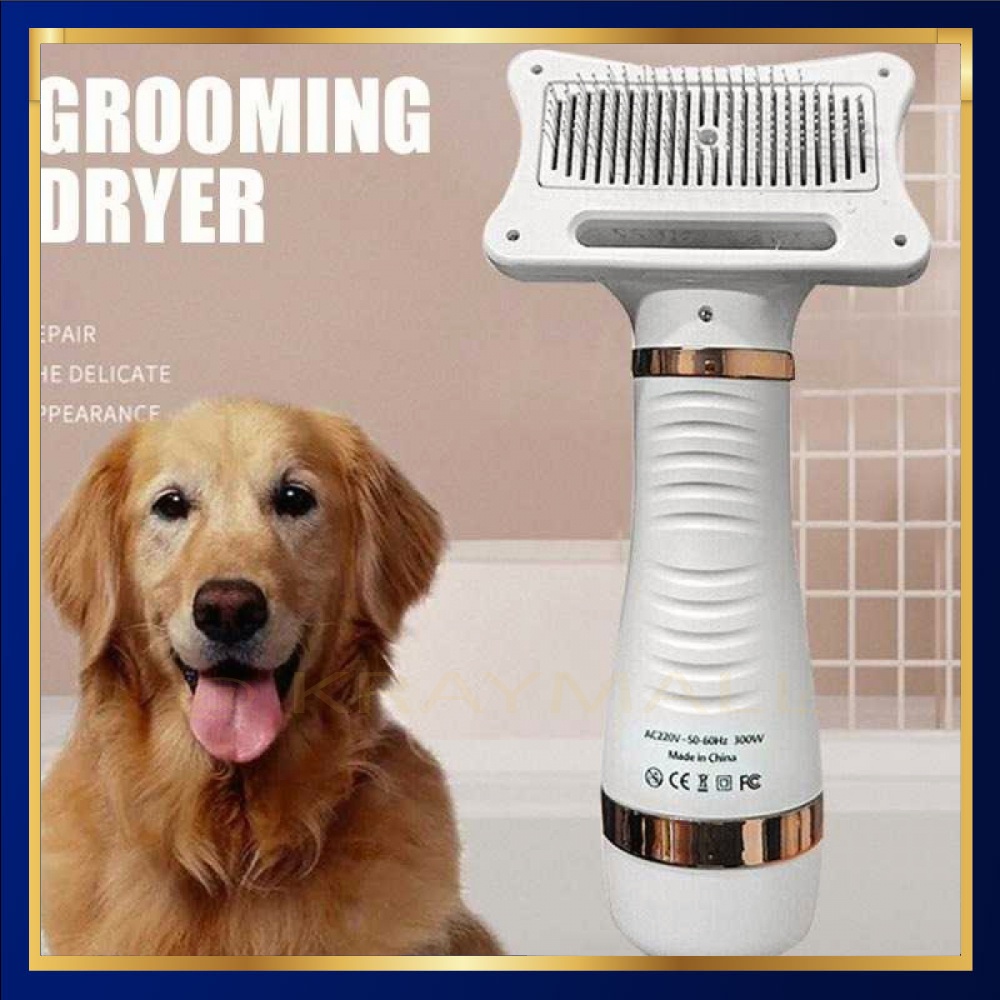 2-in-1 Portable 300W Dog Cat Hair Dryer Comb AB767