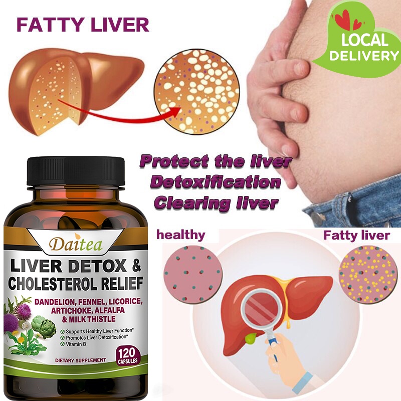 Milk Thistle Liver Detox - สูตรสุขภาพตับ | Liver Support Detox Purifying อาหารเสริมสูตรอ่อนโยน ไต สุ