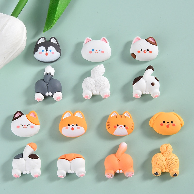 เข็มกลัด ลายการ์ตูนสัตว์ และก้น diy อุปกรณ์เสริม สําหรับติดกระเป๋าเดินทาง
